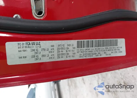 2017 Dodge Journey Crossroad from USA, damaged, VIN 3C4PDCGG6HT562684